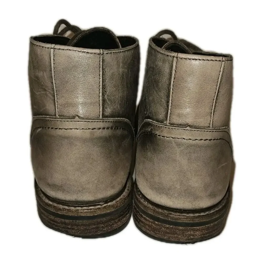 Men's Nao Pilot Ankle Chukka Boots Gray EU 44 US 11